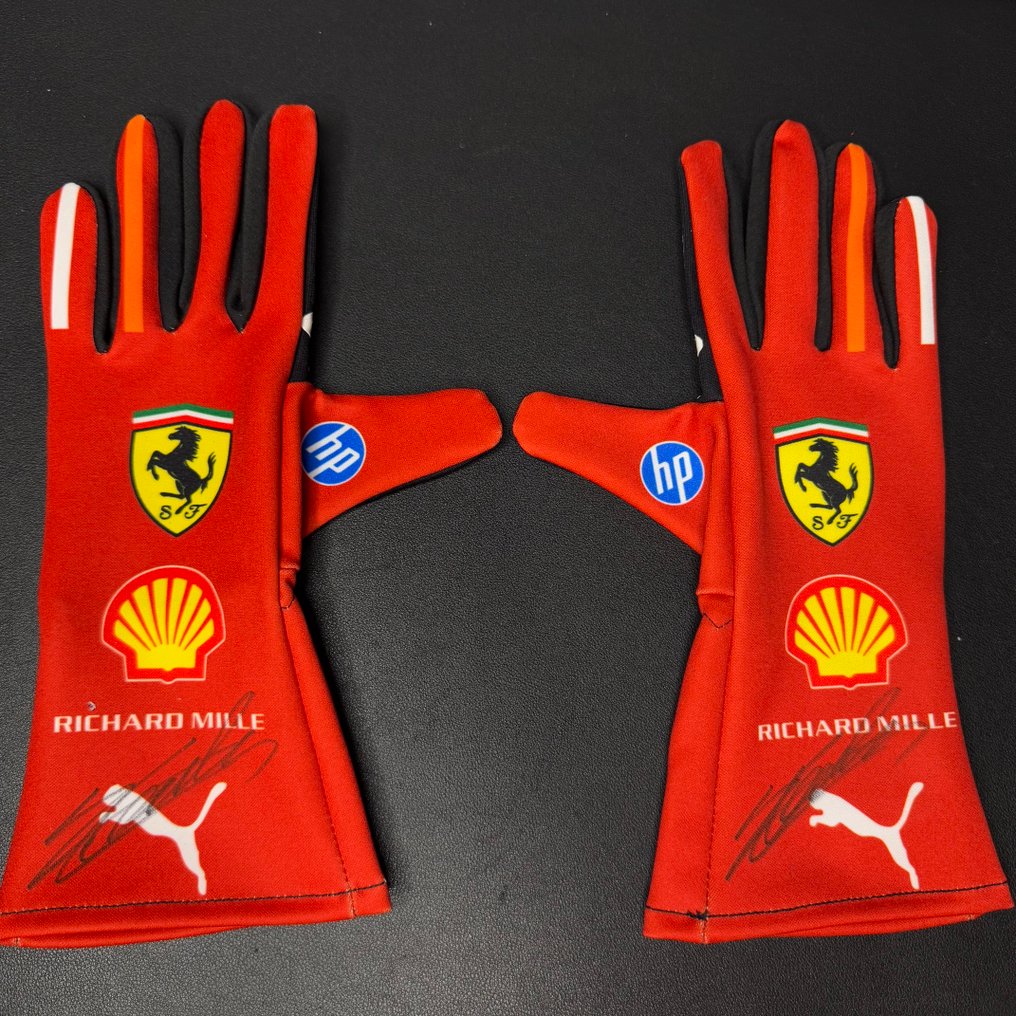 Ferrari - Formula 1 - Charles Leclerc - 2024 - Replica gloves #1.0