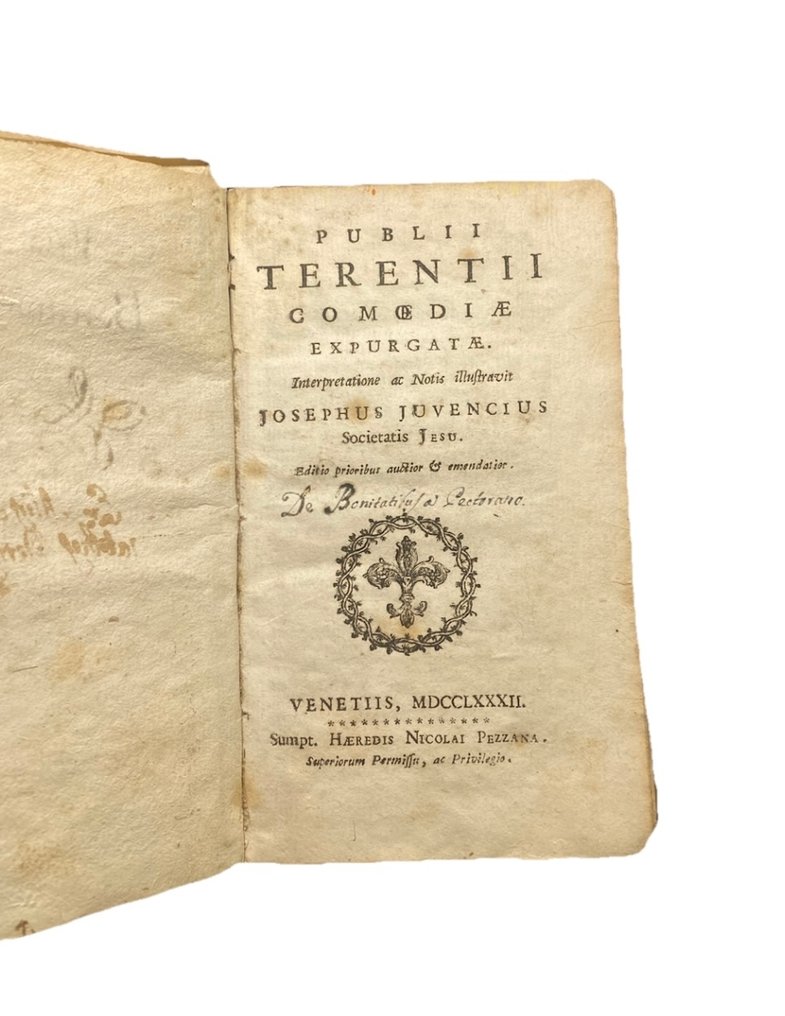 Publii Terentii - Comoediae Expurgatae - 1782 #2.1