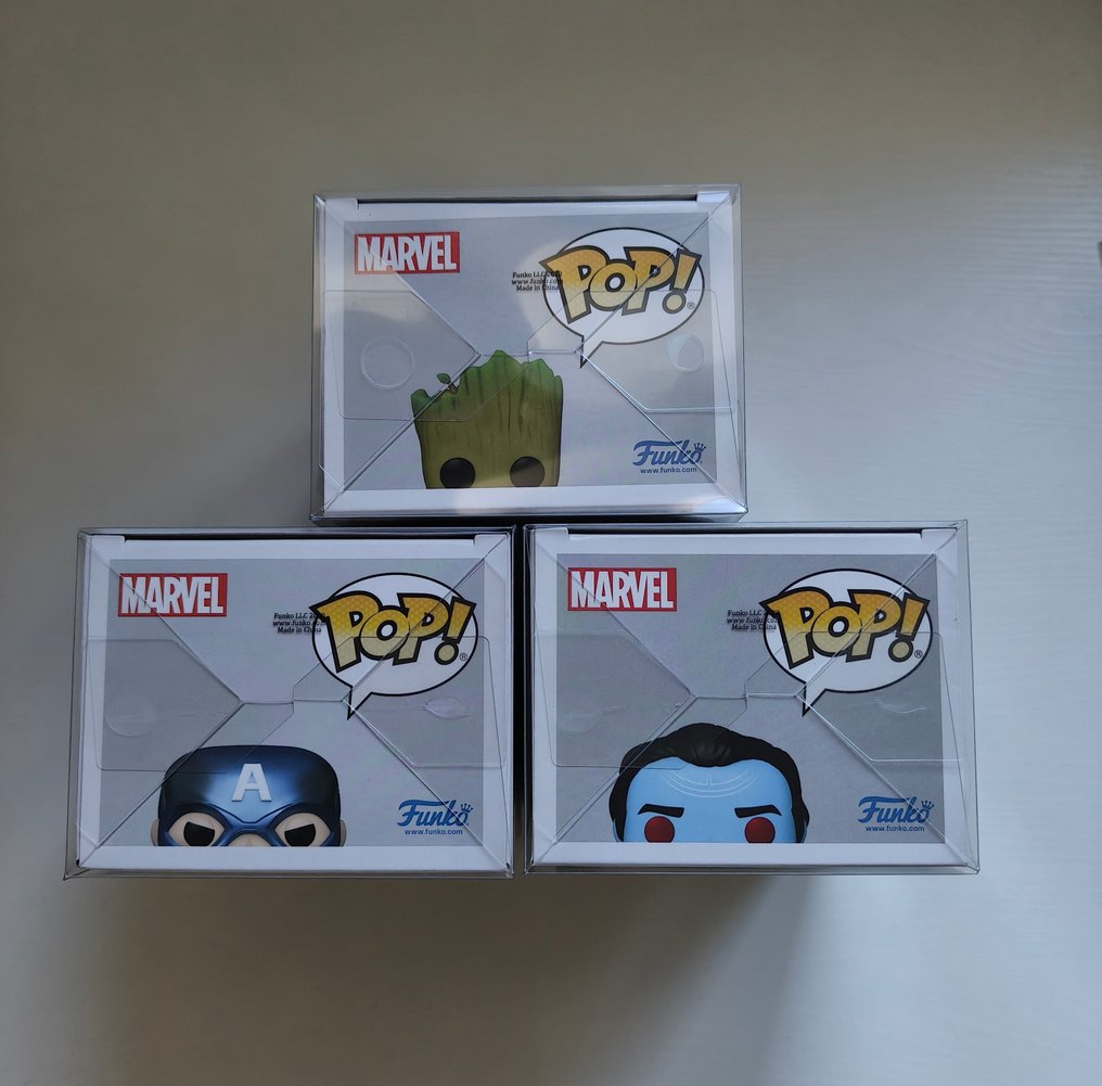 Funko  - Funko Pop Groot; Captain America; Frost Giant Loki - 2020 und ff. #4.3