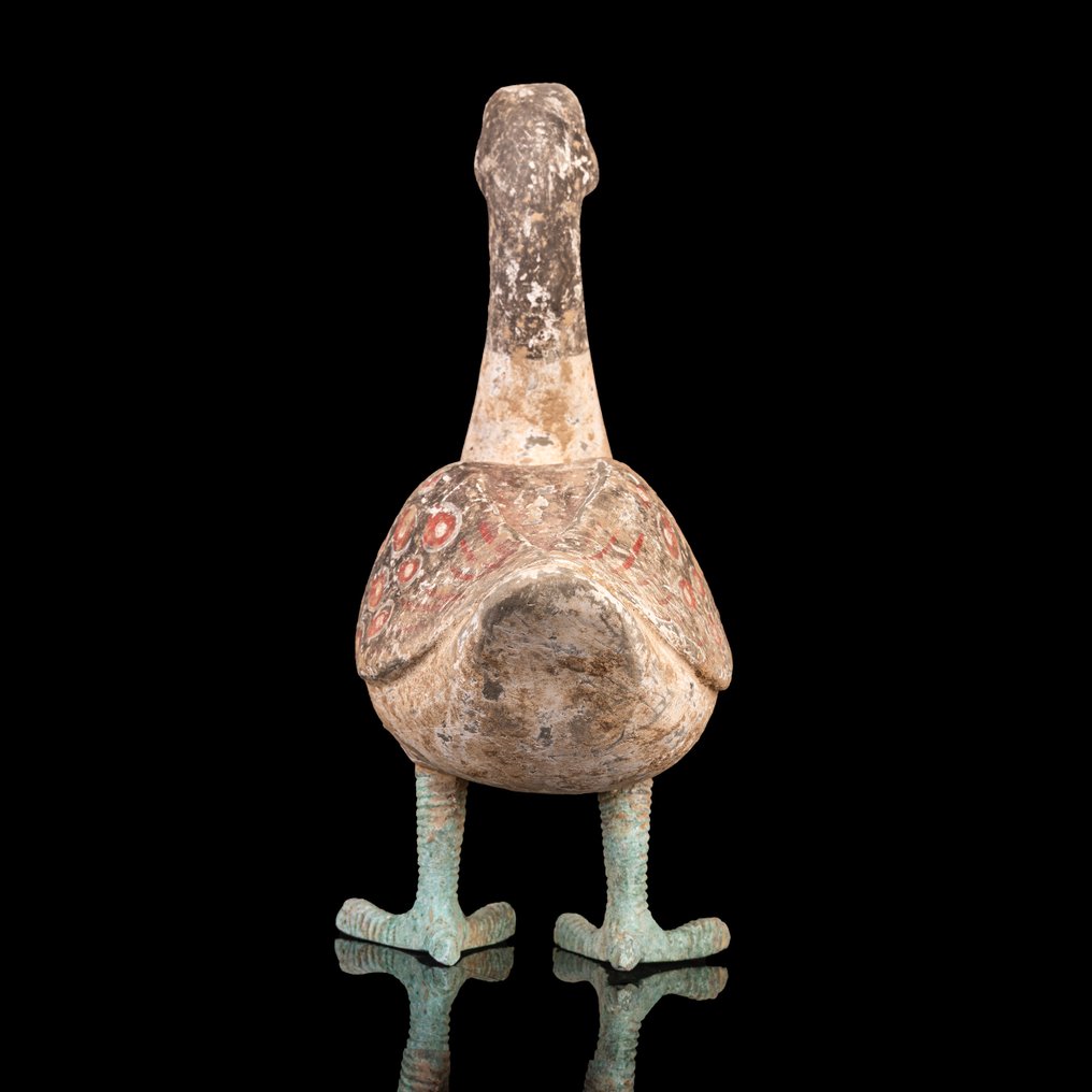 Αρχαία Κινέζικη, δυναστεία των Han Πήλινο ανάγλυφο με χήνα (χωρίς τιμή ασφαλείας) #3.2