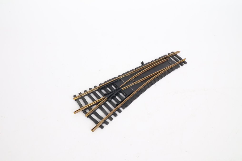 Fleischmann H0 - 6057, 6044 L / R - Model train tracks (7) - Three-way switches and straight switches. #4.3