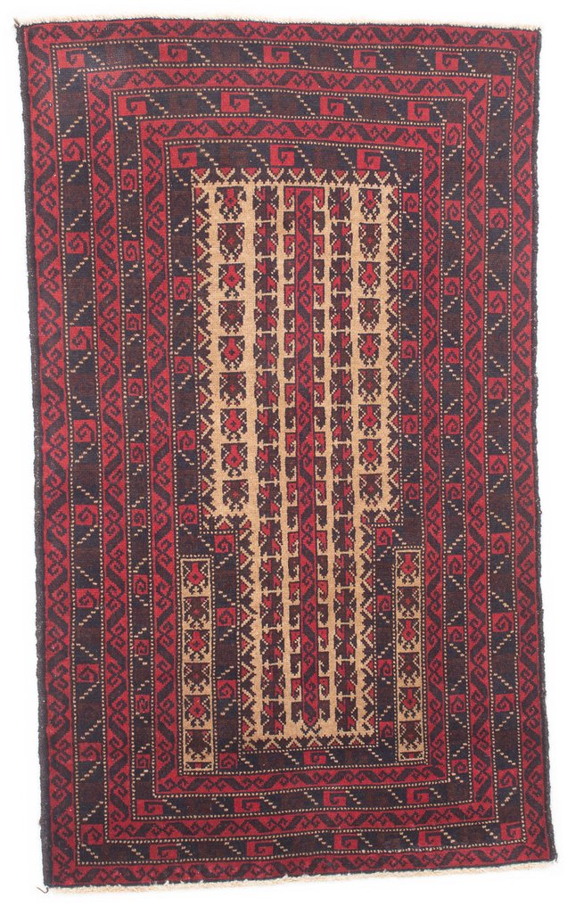 Teppich - 142 cm - 84 cm - Baluchi Afghanen #1.0