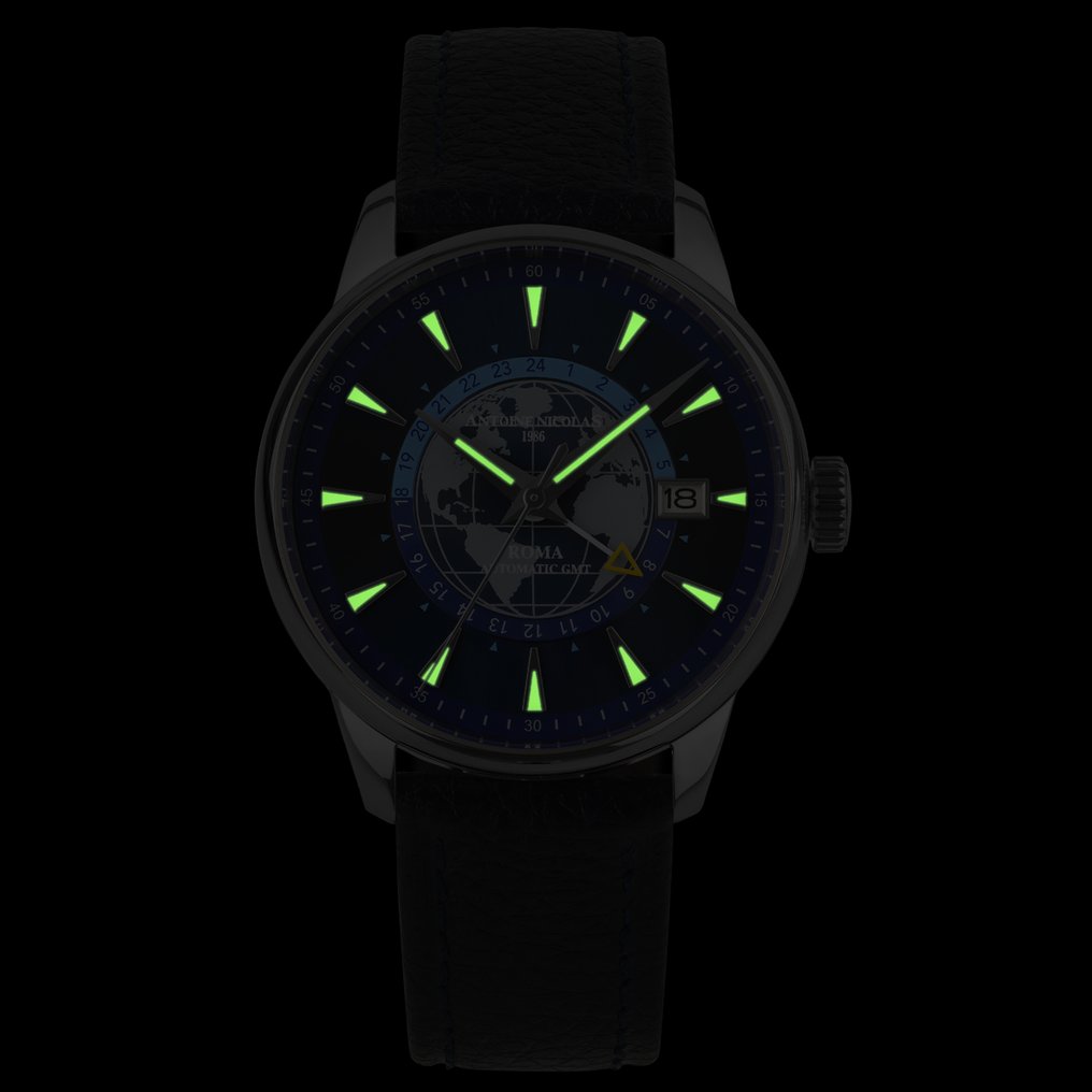 Antoine Nicolas 1986 - Roma Automatic GMT - 没有保留价 - 中性 - 2020年及之后 #3.2