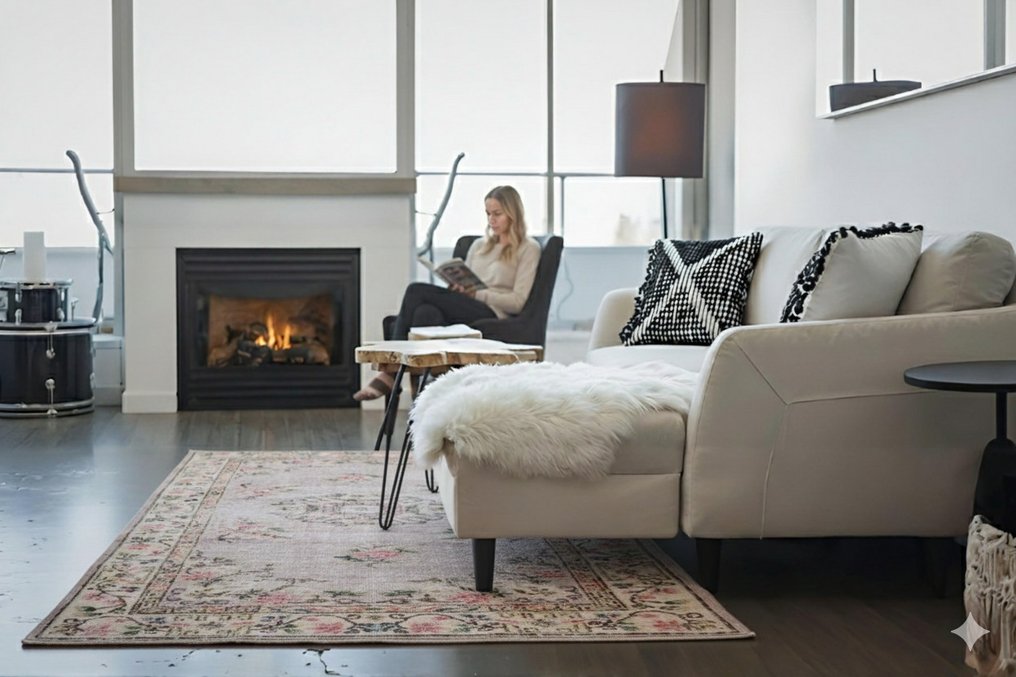 Μπουαμπού vintage - Χαλί - 185 cm - 110 cm - με πιστοποιητικό #1.0