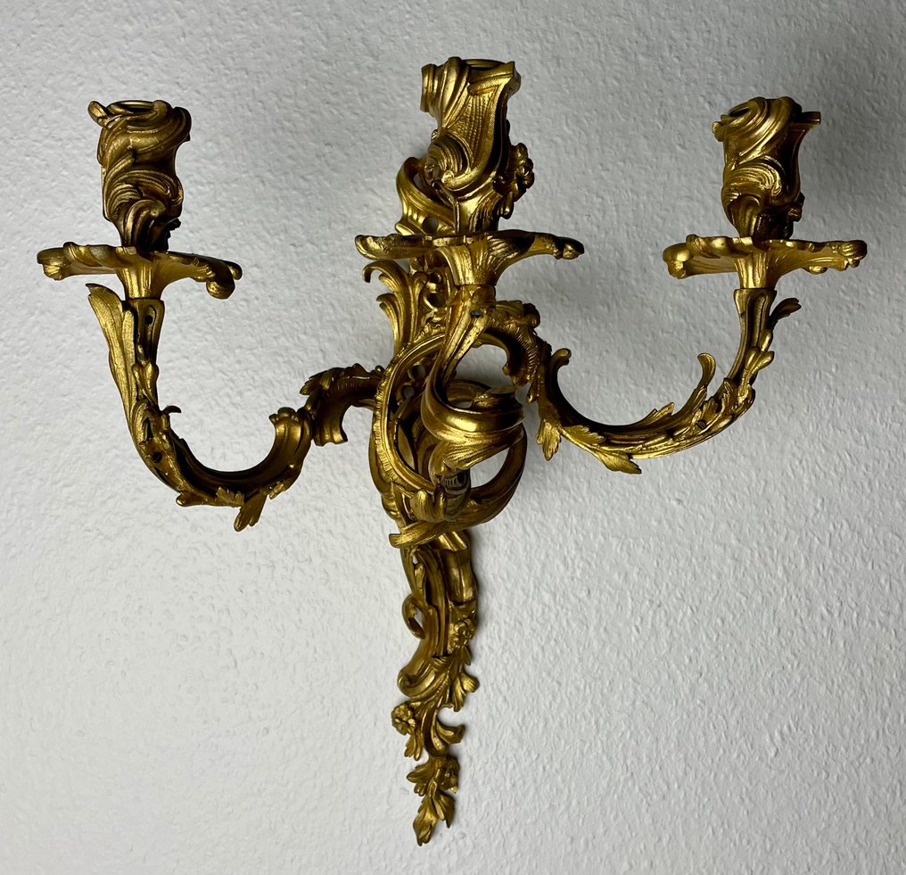 Wandlampe (2) - Messing, Vergoldet #1.0