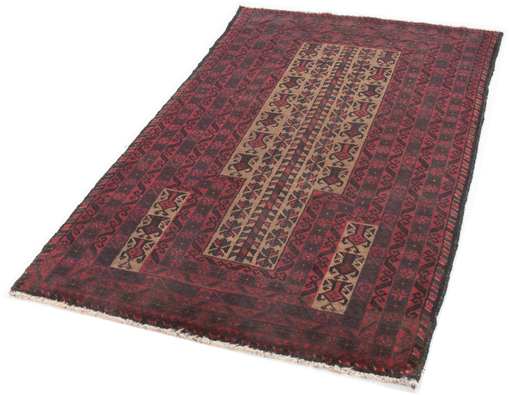 Covor - 145 cm - 86 cm - Baluchi afghan #1.0