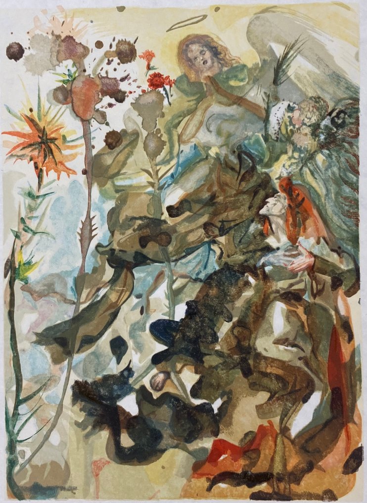 Salvador Dali (1904-1989) - The Apparition of St. James - on Japon Nacré paper #1.0