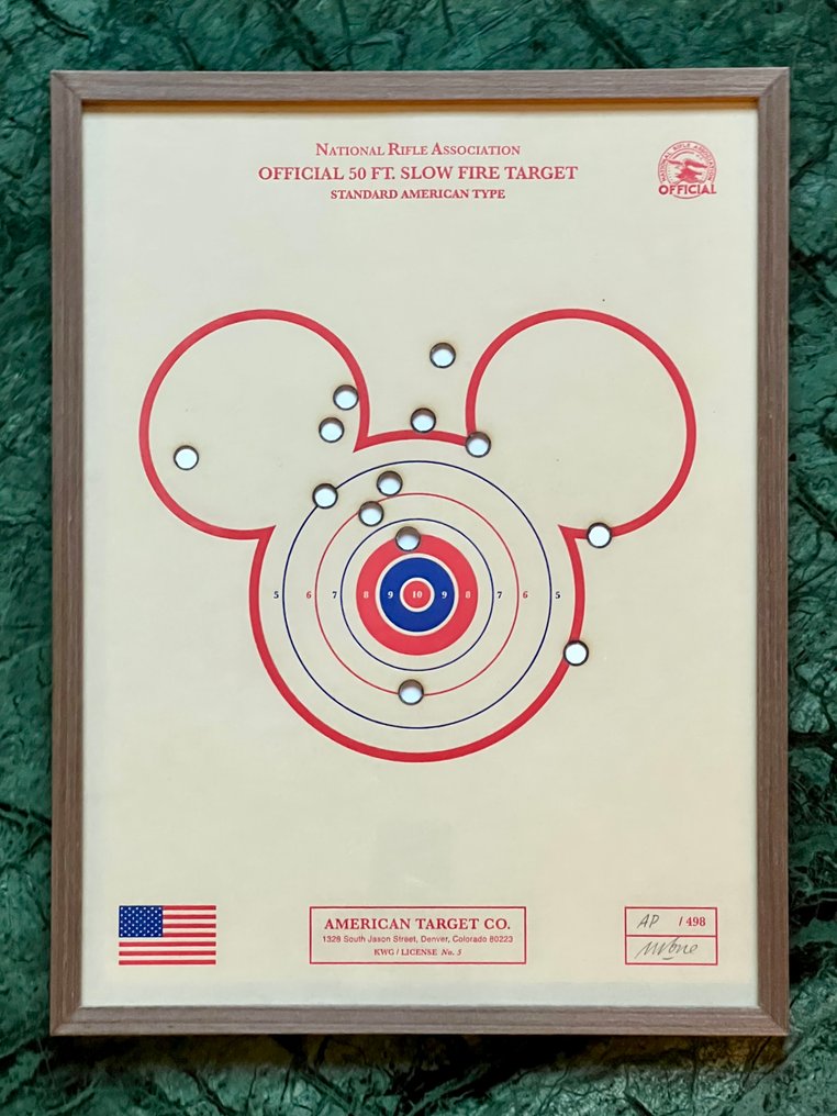 Imbue (1988) - Kids with guns [ Bullet holes ] - AP - 9 ex #1.0