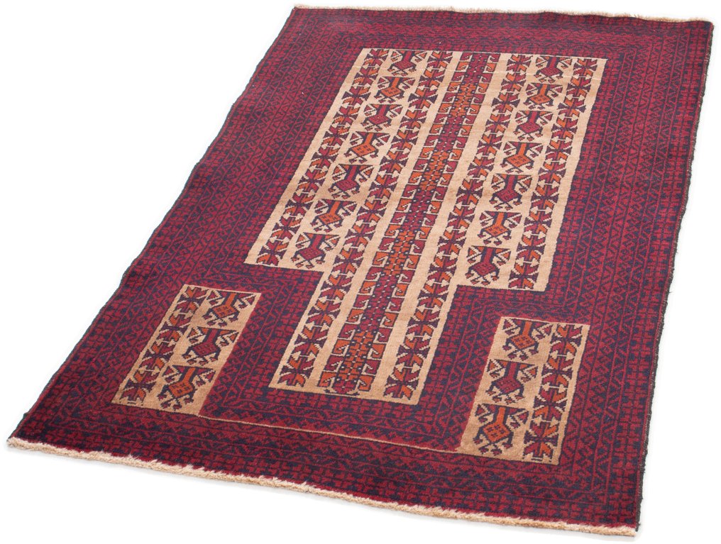 Teppe - 138 cm - 85 cm - Baluch Afghan #1.0