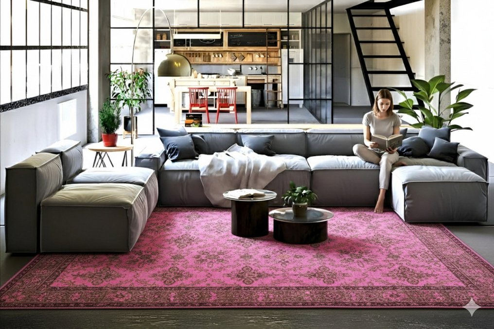 Ingen minstepris! Rosa vintage - Teppe - 285 cm - 175 cm - med sertifikat #2.1