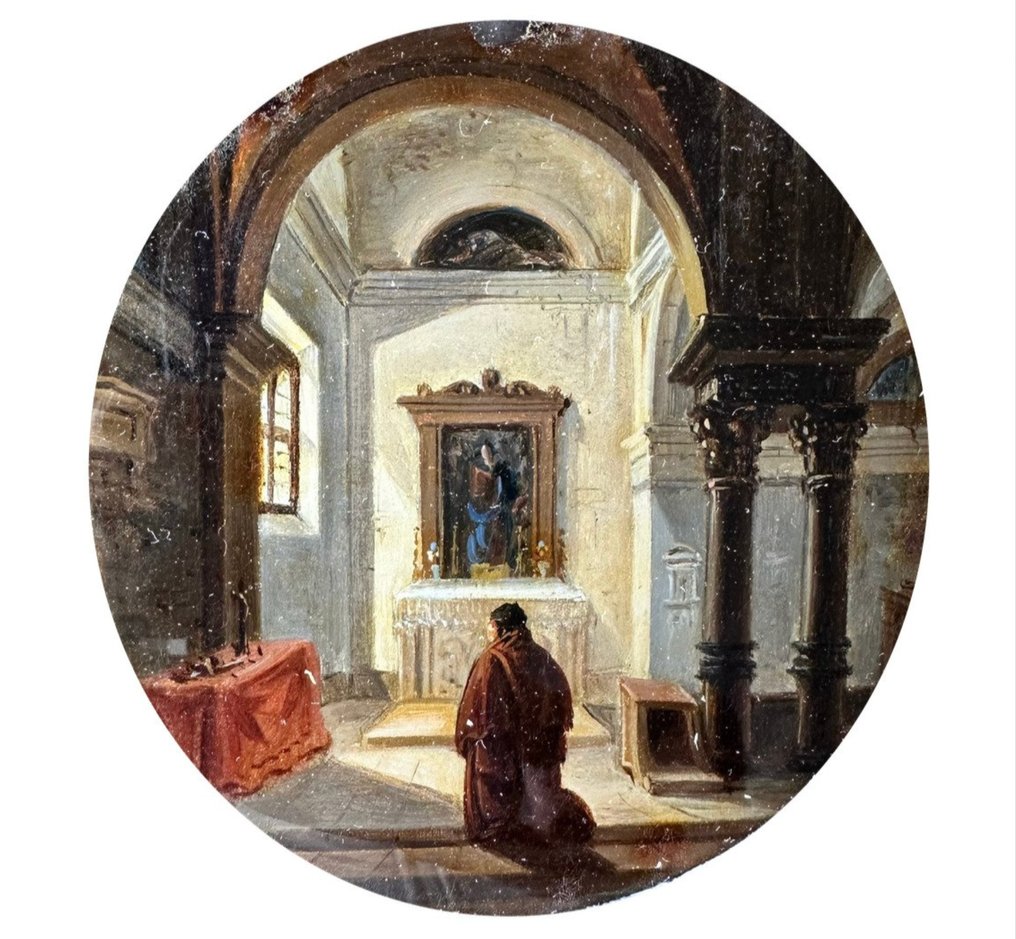 Federico Moja (1802-1885), Attrib. - Interno #1.0