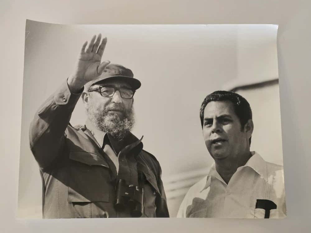 Jorge Oller Oller (1929-) - Iconic Unseen Fidel Castro Revolution Square Parade Cuban Commander, 1986 #1.0