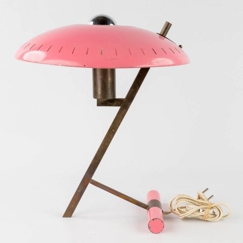 Philips - Louis Kalff - Schreibtischlampe - Messing, Metall - UFO ‘Z’ Lampe #3.2