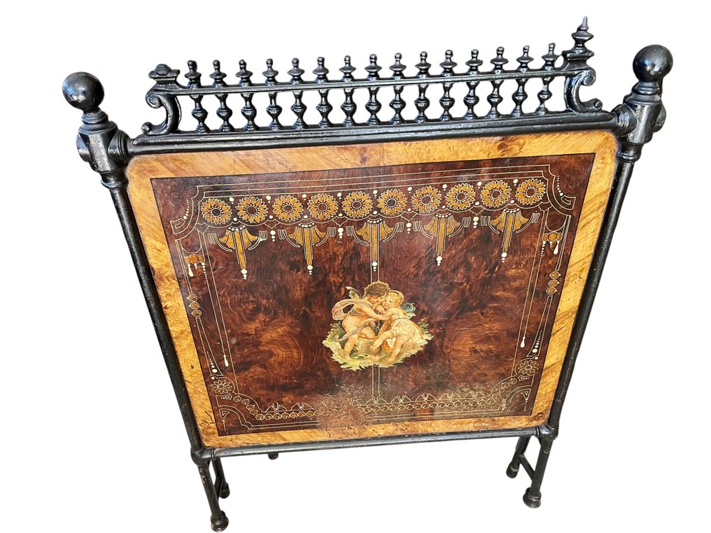 Cav. Nicola De Risi - Bett (2) - Eisen - handgemalt #2.1