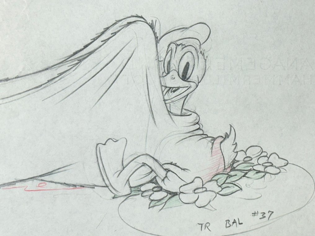Walt Disney - Donald Duck Production Drawing (1937) - Moose Hunters #4.3
