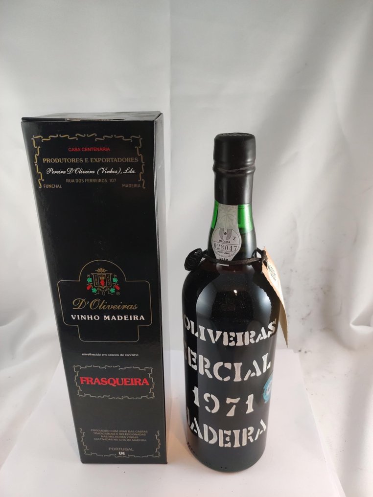 1971 Madeira D'Oliveiras - Madera Sercial - 1 Butelka (0,75 l) #1.0