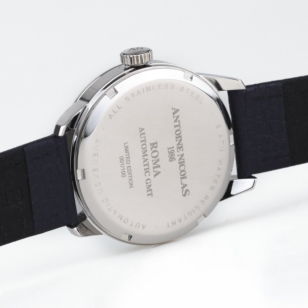 Antoine Nicolas 1986 - Roma Automatic GMT - 没有保留价 - 中性 - 2020年及之后 #4.3