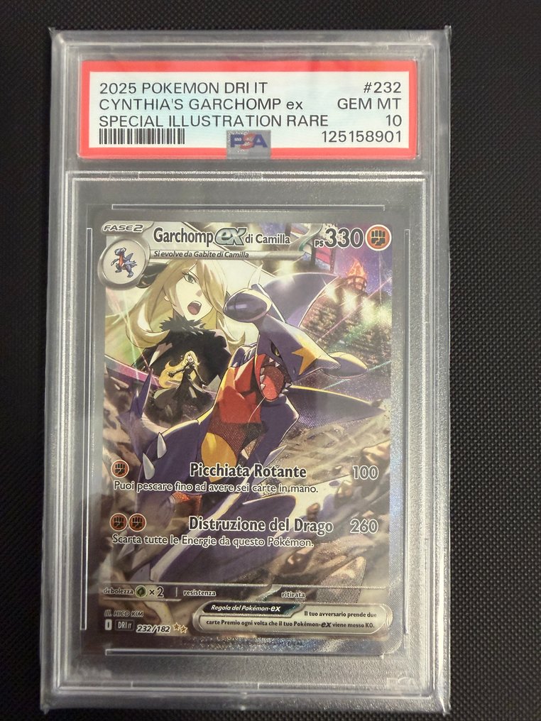 Pokémon - 1 Graded card - Garchomp 232/182 Alternativ kunst, Full kunst, Folie - PSA 10 - Scarlet & Violet #1.0