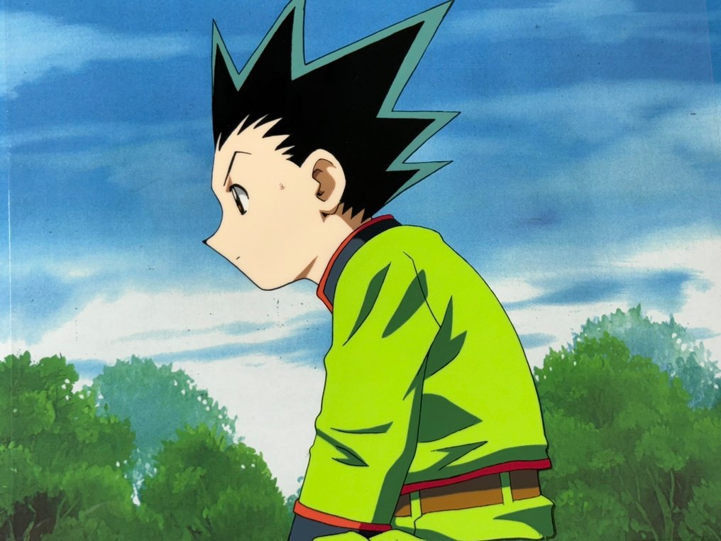 Nippon Animation - Gon Freecss 制作的动画原画，带有复制背景 - Hunter x Hunter (1999-2001) #1.0