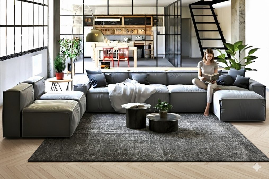 灰色复古 - 小地毯 - 260 cm - 160 cm - 有证书 #2.1