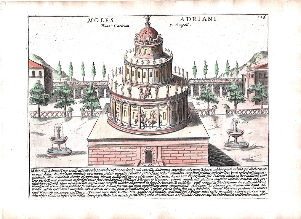 義大利 - 罗马; G. Lauro - Moles Adriani - 1601-1620 #3.2