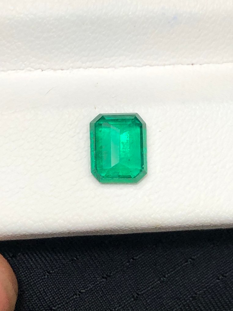 沒有保留價 - 1 pcs  綠色 祖母綠  - 0.93 ct - 國際有色寶石協會 (ICA GemLab) #2.1