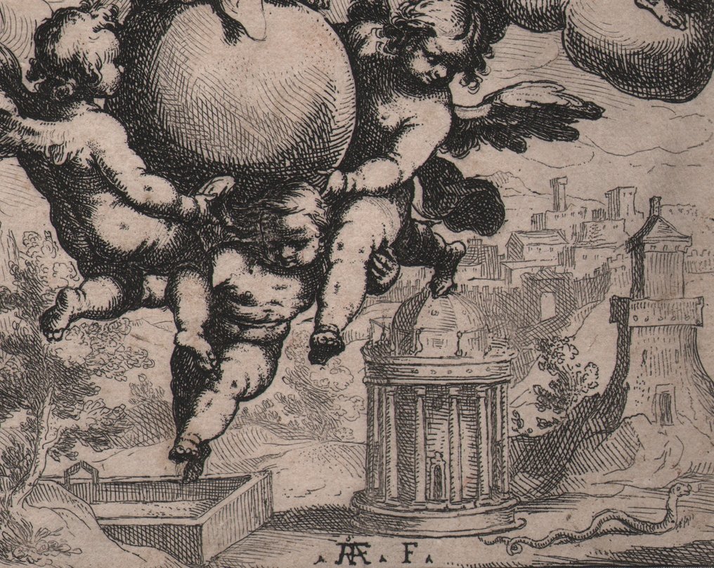 Raffaello Schiaminossi ( 1572 - 1622) - Glory of the Virgin #2.1