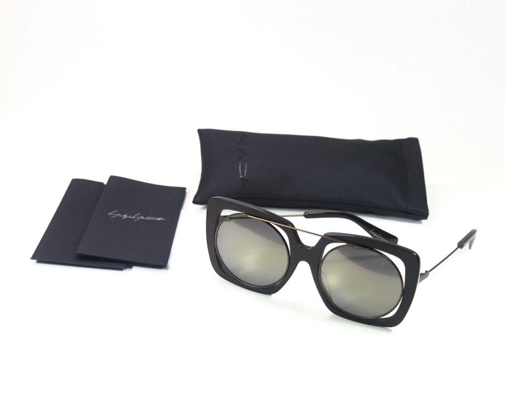 Yohji Yamamoto - YY7009 115 - braun, gold - Solbriller #3.2