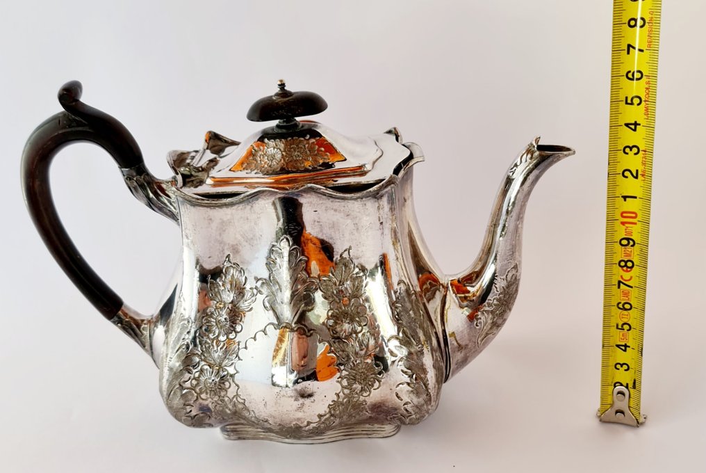 Breakfast set - Elegant Silver-Plated Victorian Breakfast Set - Silverplated #2.1