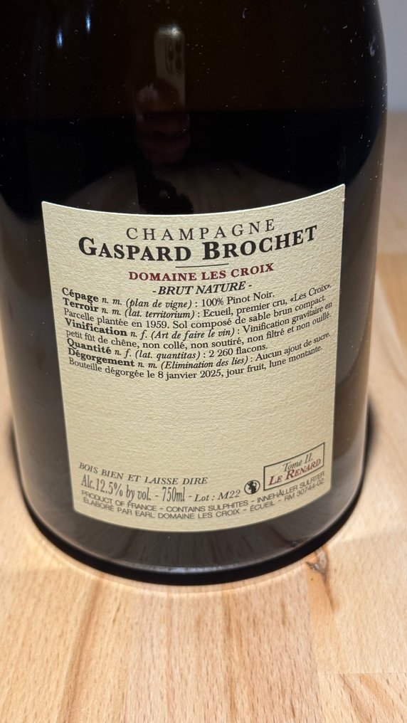 Gaspard Brochet, Le Renard Tome II - Champagne - 1 Pullo (0.75L) #4.3