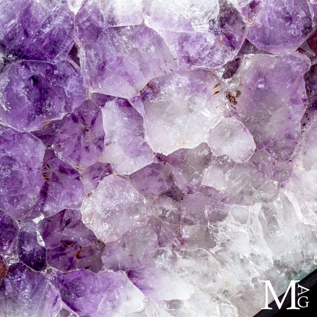 A Real Wonder of the Nature - Wonderful Amethyst Heart - Natural Deep Purple Crystallization - Height: 320 mm - Width: 270 mm- 7586 g #4.3