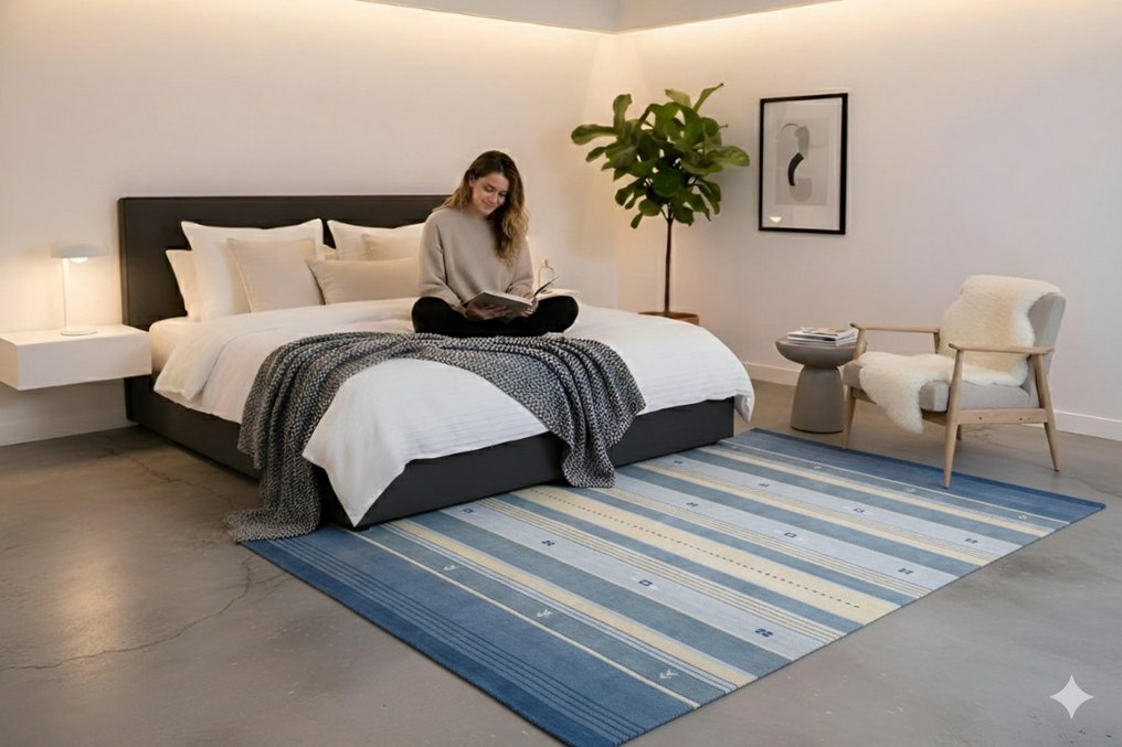 Μοντέρνο ριγέ Gabbeh - Χαλί - 180 cm - 120 cm - αχρησιμοποίητη κατάσταση #1.0