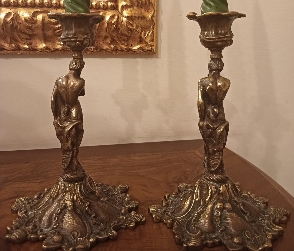 Candelabrum (2) - bronz - Fauno #4.3