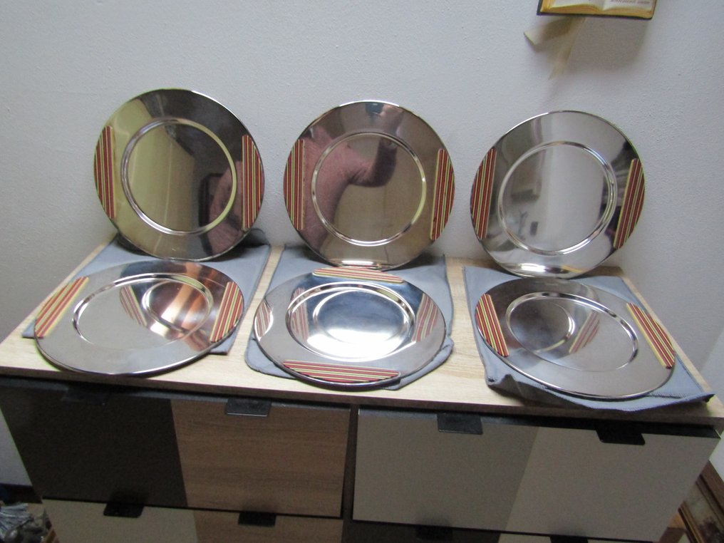 Missoni - Plato (6) - Sottopiatto placcato argento - Acero #1.0