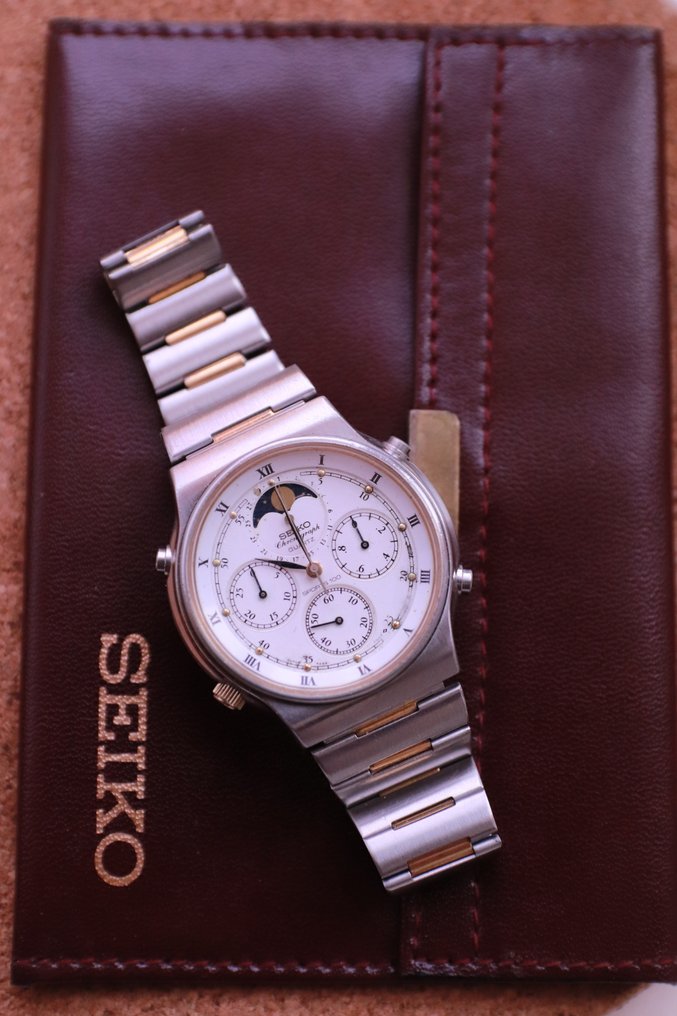 Seiko - Montre Seiko 7A48 7000 phase de lune. Chronographe - Bărbați - 1980-1989 #4.3