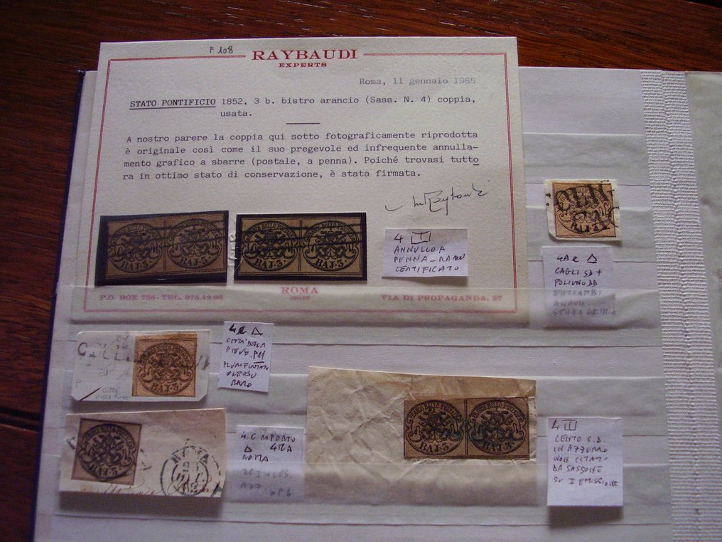 意大利古城邦-教皇国  - 在五个碎片上有多种色调，配有有趣的环。 #2.1