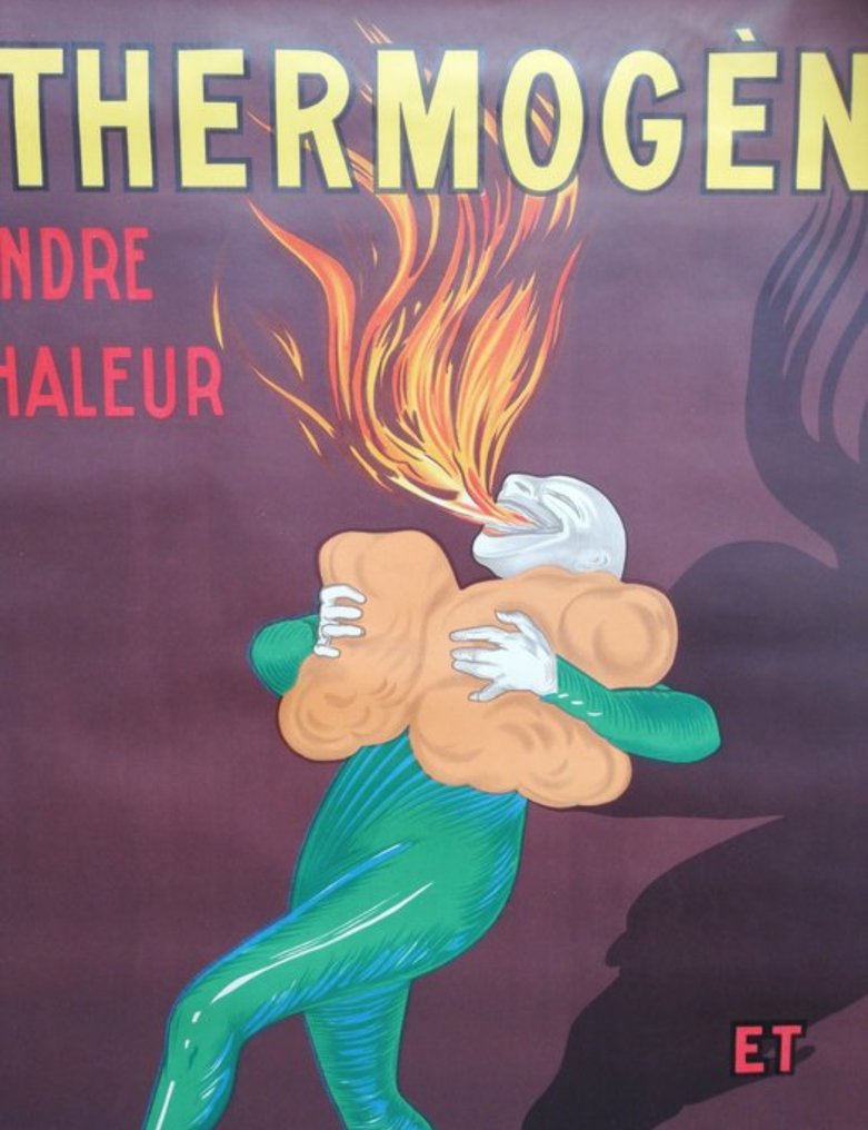 Leonetto Cappiello - LE THERMOGÈNE - Δεκαετία του 1950 #3.2