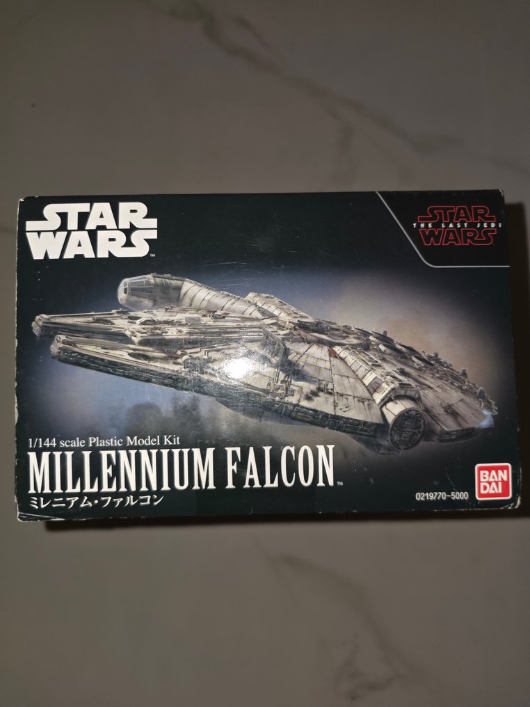 萬代 - 小雕像 - Starwars Millenium Falcon 1/144 scale plastic model kit (Bandai) - 塑料 #3.2