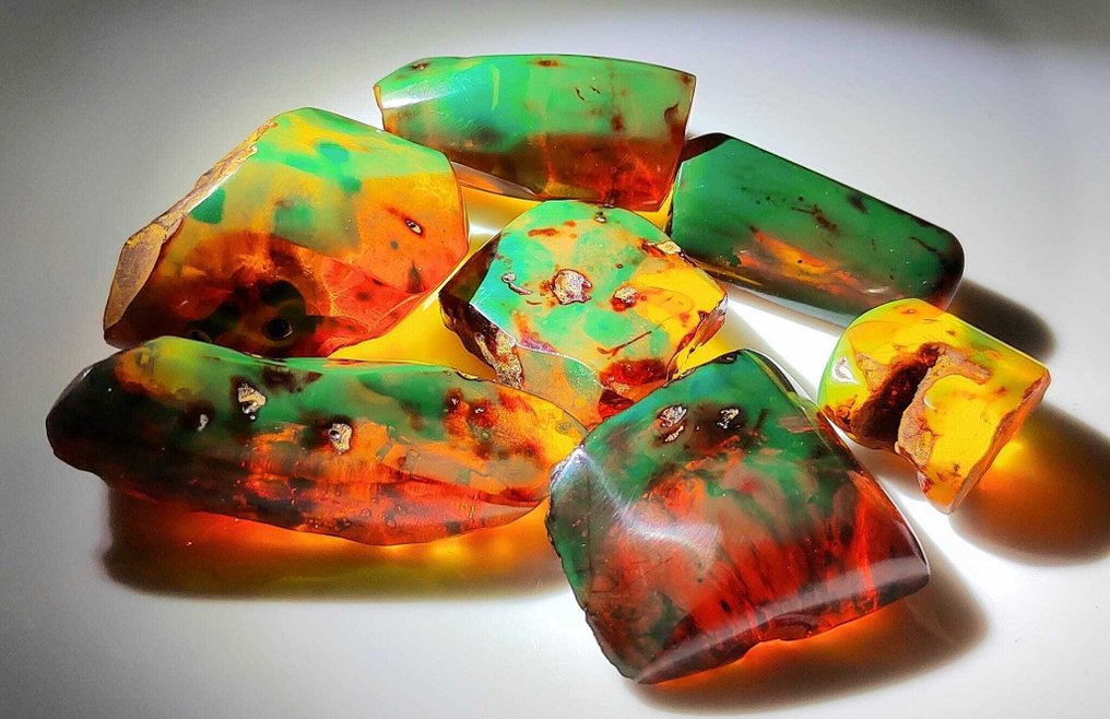 多米尼加绿色琥珀！！高品质-405克拉 - 琥珀  (没有保留价) #1.0