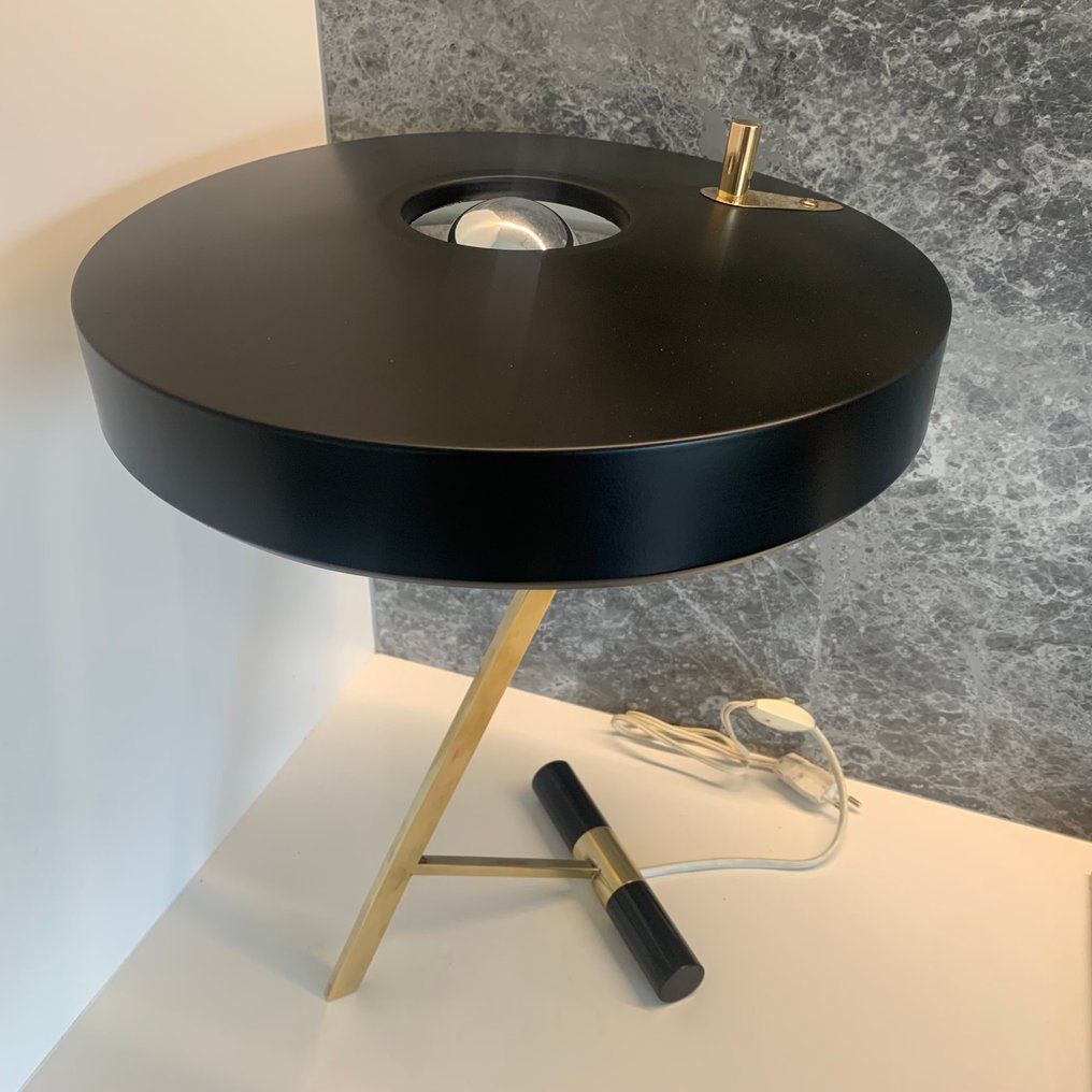 Louis Kalff - 台灯 - 黄铜, 金属 - DIPLOMAT Z-MODEL #2.1