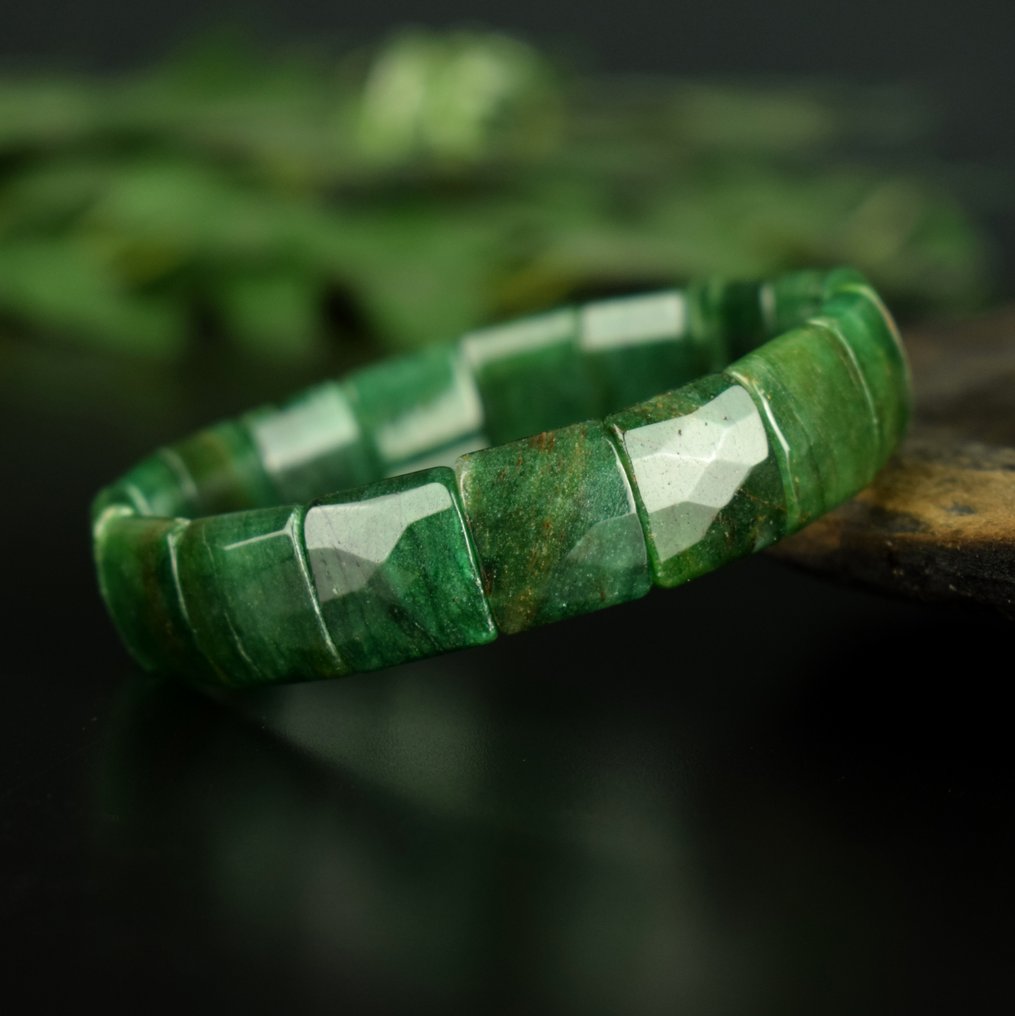 Verdite Budestone - 高品质 - 大珍珠 - 闊度: 15 mm- 37 g #1.0