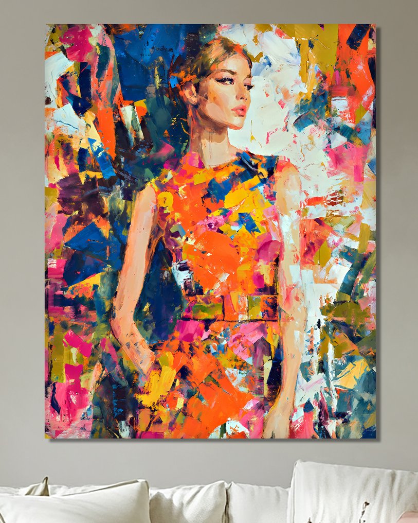 Michael Mey - Lady in Vivid Dress - XL #1.0