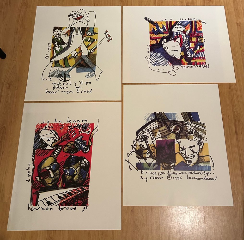 Herman Brood - Bruce Springsteen, Michael Jackson, Joe Cocker - John Lennon & Yoko #1.0