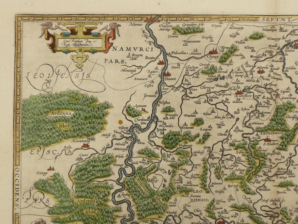 Luxembourg - Luxemburg; Jacob Surhon / Abraham Ortelius - Lutzenburgensis Ducatus veriss. Descript. - 1581-1600 #2.1