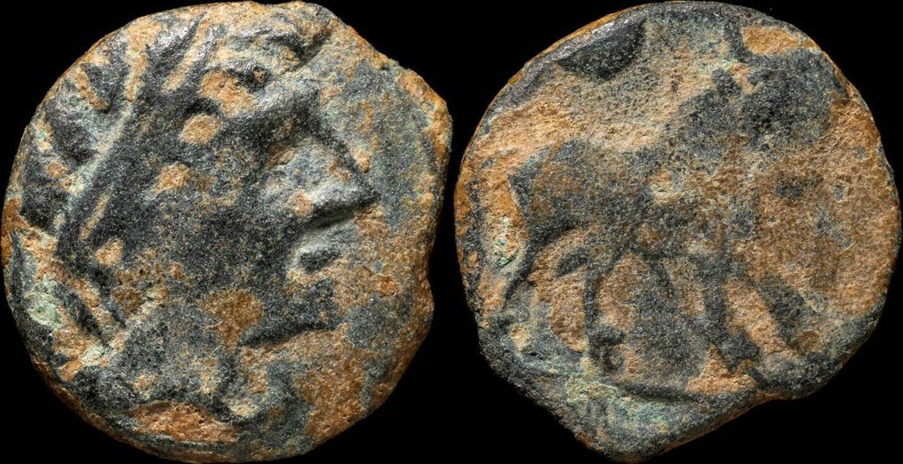 西班牙 (羅馬行省)，Castulo Quadrans siglo II-I a.C.  (沒有保留價) #1.0