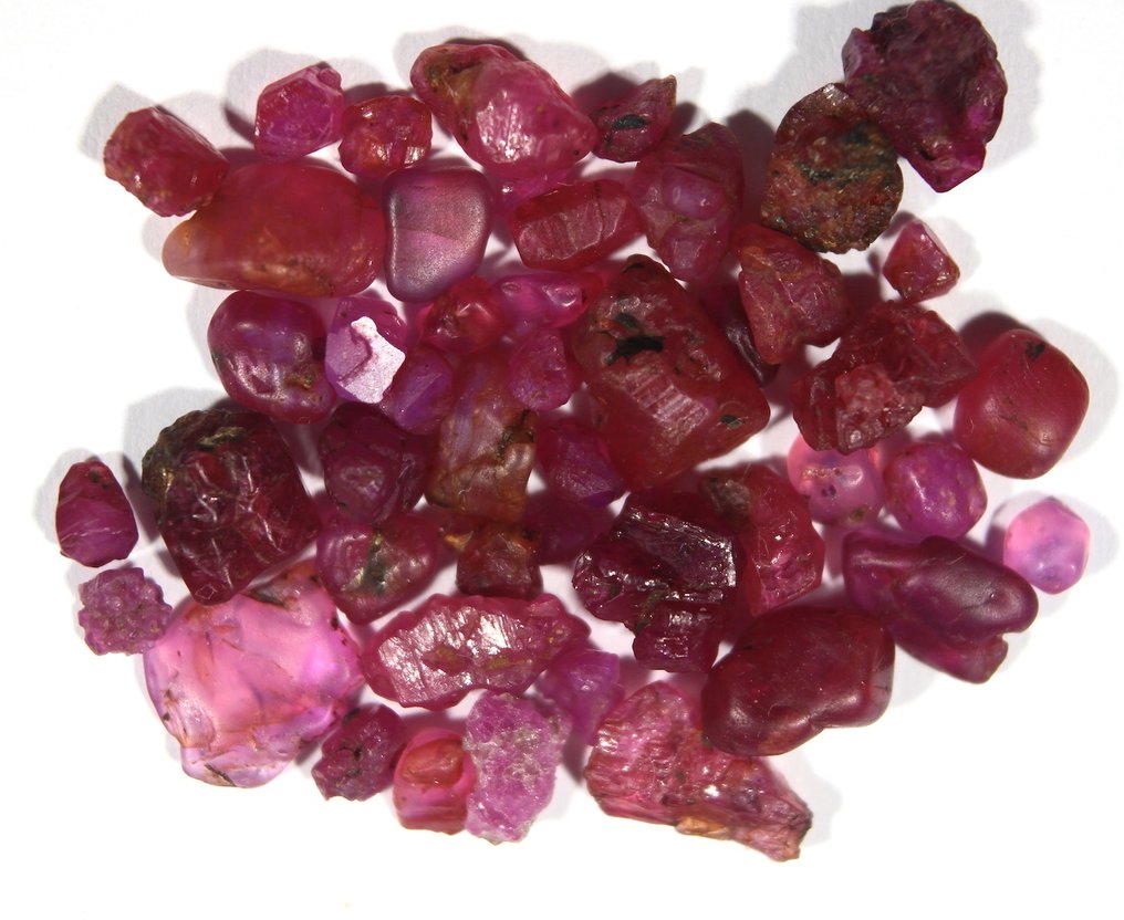 Cts. 25.0 缅甸天然红宝石 粗糙- 5 g #4.3