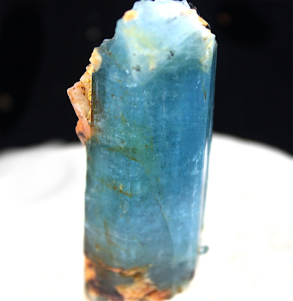 Ct. 127.30 Grande Cristallo di Acquamarina - Cristallo - Altezza: 52 mm - Larghezza: 24 mm- 25.46 g #1.0