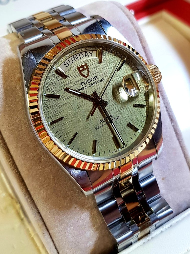 Tudor - Prince Date+Day - "GOLD LINEN DIAL" - Ref. No. 76213 - 男士 - 2000-2010 #3.2