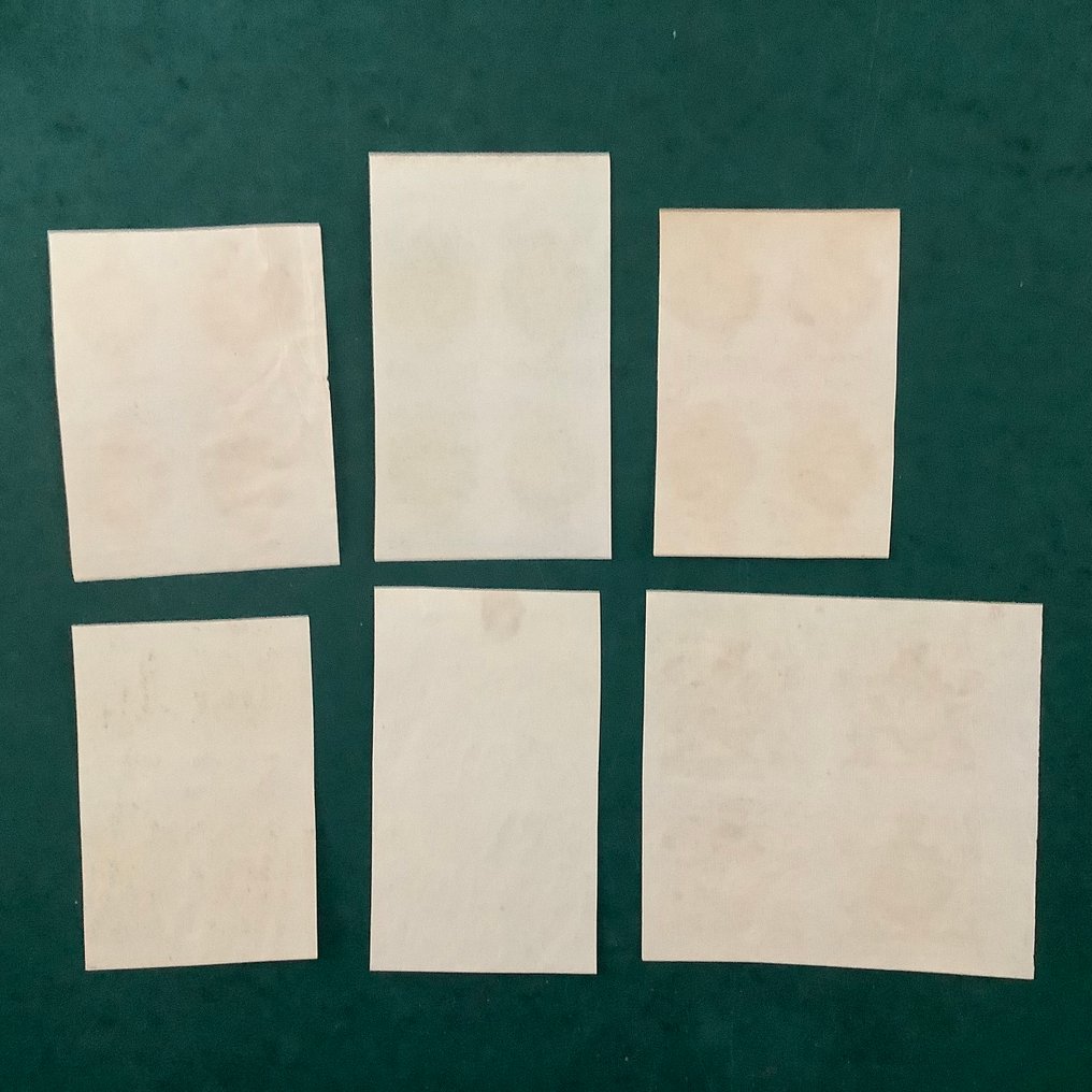 Liechtenstein 1920 - Landscapes and coat of arms in an unnotched block of four. - Michel 25U, 27U/28U, 33U, 35U en 39U #4.3