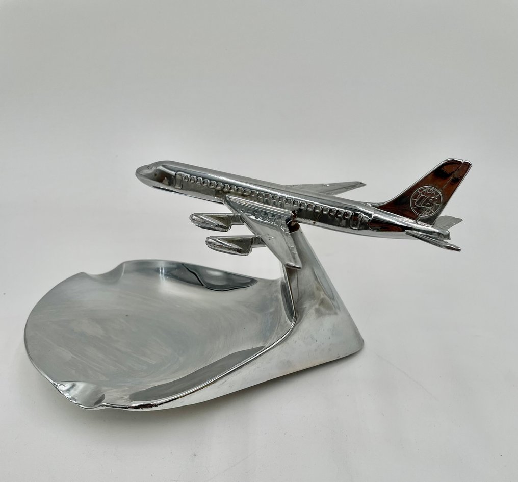 IMSA - 烟灰缸 -  - 伊比利亚西班牙航空公司。复古雕塑烟灰缸——关节式镀铬金属 #2.1